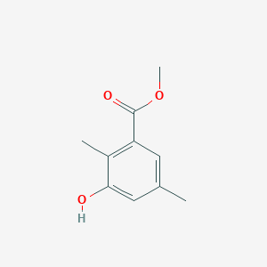 molecular formula C10H12O3 B1618937 Methyl 3-hydroxy-2,5-dimethylbenzoate CAS No. 27023-04-7