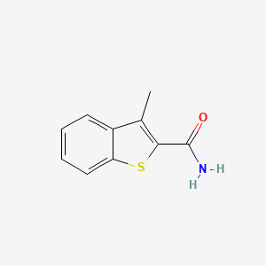 molecular formula C10H9NOS B1618939 3-Methyl-1-benzothiophene-2-carboxamide CAS No. 3133-79-7