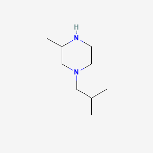 molecular formula C9H20N2 B1618955 3-Methyl-1-(2-methylpropyl)piperazine CAS No. 45954-24-3