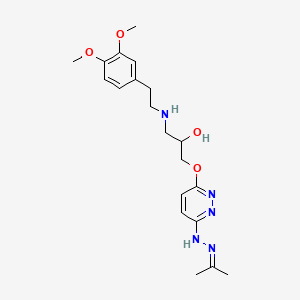 molecular formula C20H29N5O4 B1618958 Dramedilol CAS No. 76953-65-6