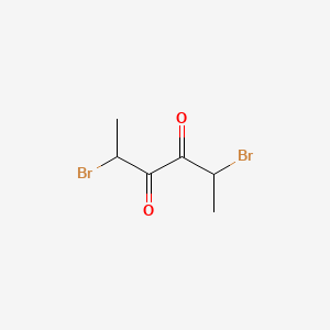 molecular formula C6H8Br2O2 B1618972 2,5-Dibromohexane-3,4-dione CAS No. 39081-91-9