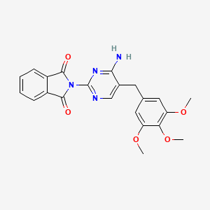 molecular formula C22H20N4O5 B1618973 Talmetoprim CAS No. 66093-35-4