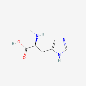 molecular formula C7H11N3O2 B1618974 N-Methyl-L-histidine CAS No. 24886-03-1