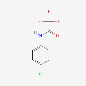 molecular formula C8H5ClF3NO B1618981 N-(4-chlorophenyl)-2,2,2-trifluoroacetamide CAS No. 404-25-1