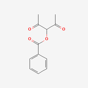 molecular formula C12H12O4 B1618995 3-(Benzoyloxy)-2,4-pentanedione CAS No. 4620-47-7