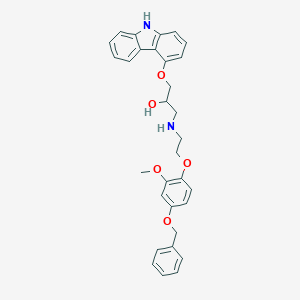 molecular formula C31H32N2O5 B016190 4'-Benzyloxy Carvedilol CAS No. 887352-95-6