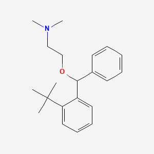molecular formula C21H29NO B1619001 Bufenadrine CAS No. 604-74-0
