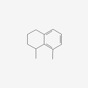molecular formula C12H16 B1619011 1,8-Dimethyltetralin CAS No. 25419-33-4