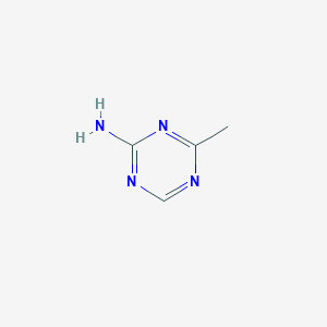 molecular formula C4H6N4 B1619014 4-甲基-1,3,5-三嗪-2-胺 CAS No. 27622-91-9