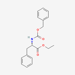 molecular formula C19H21NO4 B1619016 N-Carbobenzoxy-L-phenylalanine ethyl ester CAS No. 28709-70-8