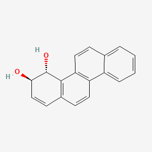 molecular formula C18H14O2 B1619035 trans-3,4-Dihydroxy-3,4-dihydrochrysene CAS No. 64920-32-7