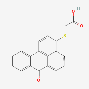 molecular formula C19H12O3S B1619040 3-Carboxymethylbenzanthrone CAS No. 69658-13-5