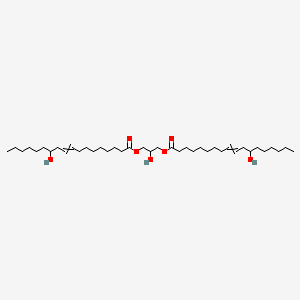molecular formula C39H72O7 B1619047 Bis[(R)-12-hydroxyoleic] acid, diester with glycerol CAS No. 27902-24-5