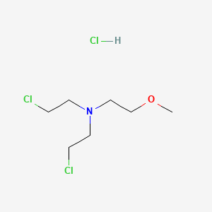 molecular formula C7H16Cl3NO B1619048 Bis(beta-chloroethyl)-beta-methoxyethylamine hydrochloride CAS No. 27807-62-1
