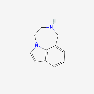 B1619058 Pyrrolo(3,2,1-jk)(1,4)benzodiazepine, 1,2,3,4-tetrahydro- CAS No. 27158-93-6