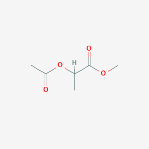 molecular formula C6H10O4 B1619064 甲基2-乙酰氧基丙酸酯 CAS No. 6284-75-9