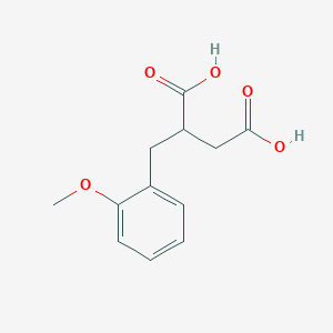 B1619067 2-[(2-Methoxyphenyl)methyl]butanedioic acid CAS No. 32298-34-3