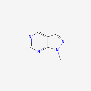 B1619070 1-Methyl-1h-pyrazolo[3,4-d]pyrimidine CAS No. 6288-86-4