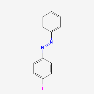 molecular formula C12H9IN2 B1619075 4-碘偶氮苯 CAS No. 6639-27-6