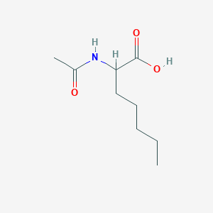 molecular formula C9H17NO3 B1619082 2-Acetamidoheptanoic acid CAS No. 5440-34-6