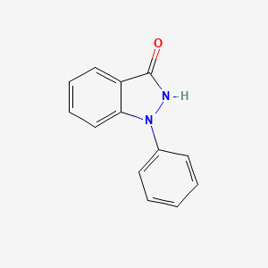 molecular formula C13H10N2O B1619088 1H-Indazol-3-ol, 1-phenyl- CAS No. 28561-80-0