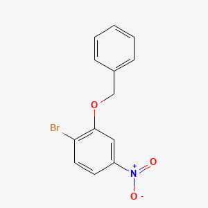 molecular formula C13H10BrNO3 B1619094 3-Benzyloxy-4-bromonitrobenzene CAS No. 6345-68-2