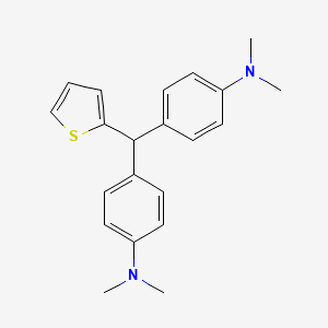 molecular formula C21H24N2S B1619095 4,4'-[(Thiophen-2-yl)methylene]bis(N,N-dimethylaniline) CAS No. 6339-91-9