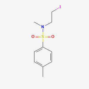 molecular formula C10H14INO2S B1619109 N-(2-Iodoethyl)-N,4-dimethylbenzenesulfonamide CAS No. 3409-85-6