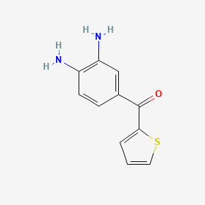 molecular formula C11H10N2OS B1619113 (3,4-Diaminophenyl) (2-thienyl) ketone CAS No. 83846-78-0