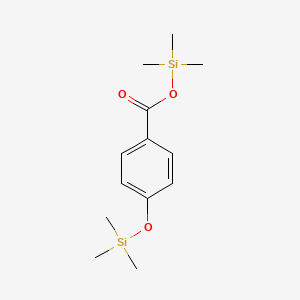 molecular formula C13H22O3Si2 B1619119 Trimethylsilyl p-(trimethylsilyloxy)benzoate CAS No. 2078-13-9
