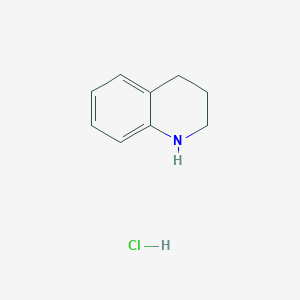 molecular formula C9H12ClN B1619122 Quinoline, 1,2,3,4-tetrahydro-, hydrochloride CAS No. 2739-17-5