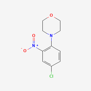 molecular formula C10H11ClN2O3 B1619123 4-(4-Chloro-2-nitrophenyl)morpholine CAS No. 65976-60-5