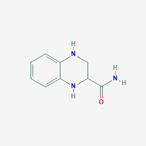 molecular formula C9H11N3O B1619166 1,2,3,4-四氢喹喔啉-2-甲酰胺 CAS No. 90559-19-6