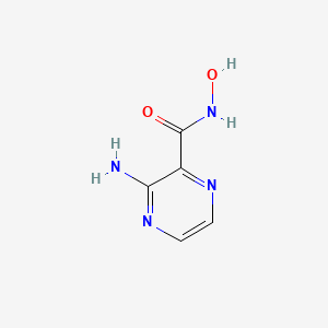 molecular formula C5H6N4O2 B1619171 3-Amino-N-hydroxypyrazine-2-carboxamide CAS No. 24719-09-3