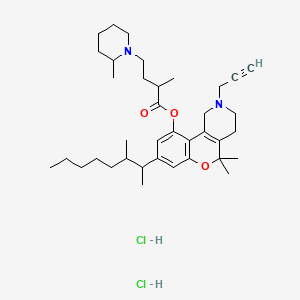 molecular formula C37H58Cl2N2O3 B1619175 Menabitan hydrochloride CAS No. 58019-50-4