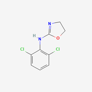molecular formula C9H8Cl2N2O B1619179 Clidafidine CAS No. 33588-20-4