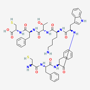 B1619180 Somatostatin, octapeptide-trp(8)- CAS No. 68374-47-0