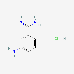 molecular formula C7H10ClN3 B1619182 盐酸间氨基苯甲 amidine CAS No. 3459-67-4