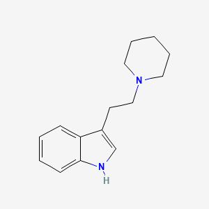 molecular formula C15H20N2 B1619197 Indole, 3-(2-piperidinoethyl)- CAS No. 26628-87-5