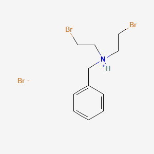 molecular formula C11H16Br3N B1619198 Benzylamine, N,N-bis(2-bromoethyl)-, hydrobromide CAS No. 28507-28-0