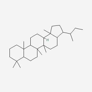 molecular formula C31H54 B1619225 3-sec-Butyl-5a,5b,8,8,11a,13b-hexamethyl-eicosahydro-cyclopenta[a]chrysene CAS No. 60305-22-8