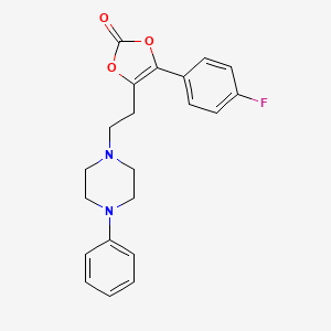 molecular formula C21H21FN2O3 B1619233 Fludoxopone CAS No. 71923-29-0