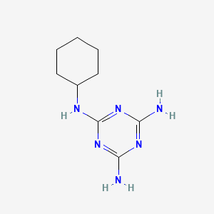 molecular formula C9H16N6 B1619246 Cyclohexylmelamine CAS No. 5606-25-7