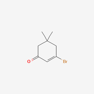 molecular formula C8H11BrO B1619258 3-溴-5,5-二甲基-2-环己烯-1-酮 CAS No. 13271-49-3