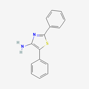 molecular formula C15H12N2S B1619272 2,5-Diphenylthiazol-4-amine CAS No. 77077-60-2
