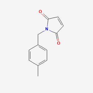 molecular formula C12H11NO2 B1619287 1-((4-methylphenyl)methyl)-1H-pyrrole-2,5-dione CAS No. 42867-34-5