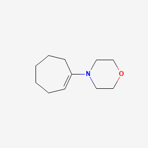 molecular formula C11H19NO B1619291 1-Morpholino-1-cycloheptene CAS No. 7182-08-3