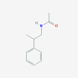 molecular formula C11H15NO B1619298 N-(2-Phenylpropyl)acetamide CAS No. 22596-62-9