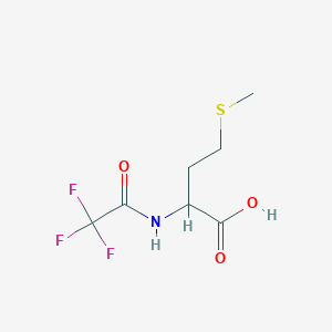molecular formula C7H10F3NO3S B1619301 N-(Trifluoroacetyl)methionine CAS No. 369-16-4