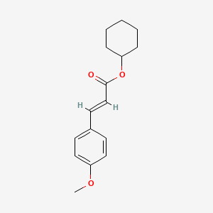 molecular formula C16H20O3 B1619305 Cyclohexyl p-methoxycinnamate CAS No. 73486-92-7